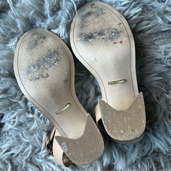 Gianni Bini Marilane snake print block heel sandal women’s shoe size 7.5 - Picture 9 of 12